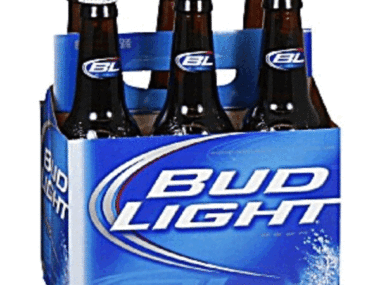 Bud Light -Bud Light Beer Bottles - 6 CT