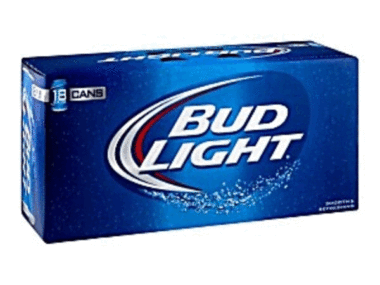 Bud Light 18 Cans