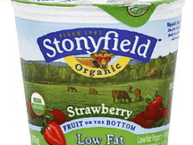 Stonyfield Farm Organic Low Fat Strawberry Yogurt