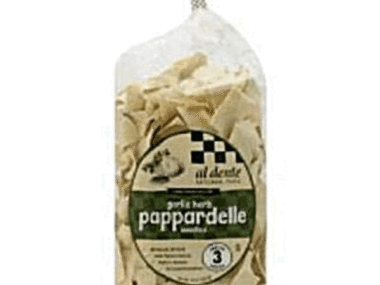 Garlic Herb Pappardelle Pasta