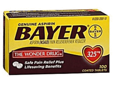 Bayer Aspirin Original 100 Tablets