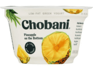 Chobani Low-fat Greek Yogurt Pineapple